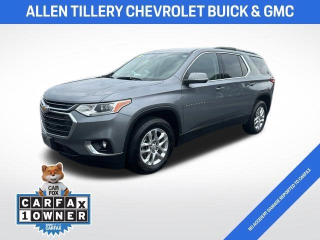 Used 2021 Chevrolet Traverse 3LT with VIN 1GNERHKW0MJ150953 for sale in Hot Springs, AR