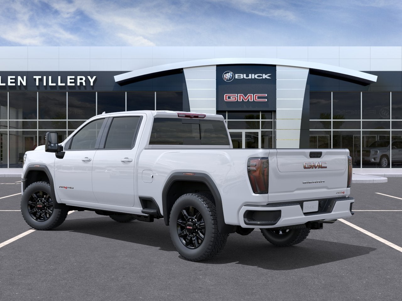2026 GMC Sierra 2500 HD — rear three-quarter view