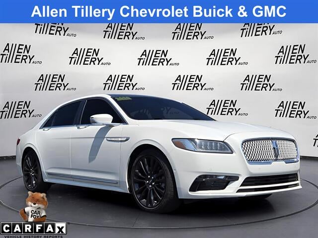 2020 Lincoln Continental Reserve in Pristine White — front three-quarter view