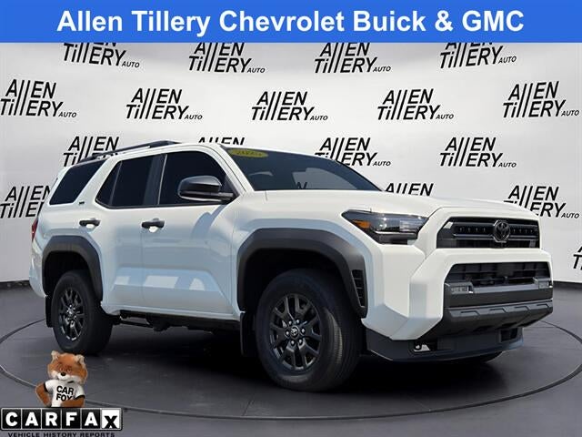 2025 Toyota 4Runner SR5 in Ice Cap — front three-quarter view