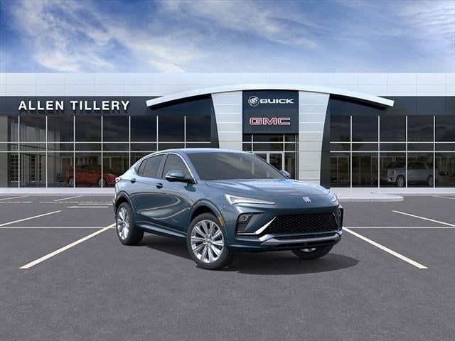 2026 Buick Envista Avenir in Ocean Blue Metallic — front three-quarter view