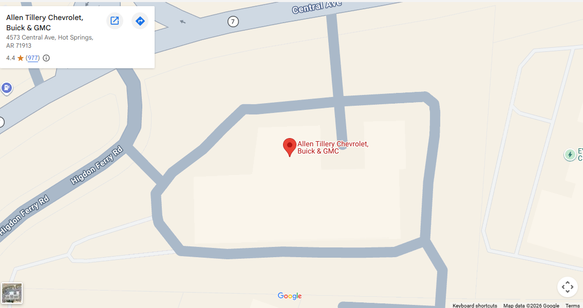 Allen Tillery Buick GMC Location